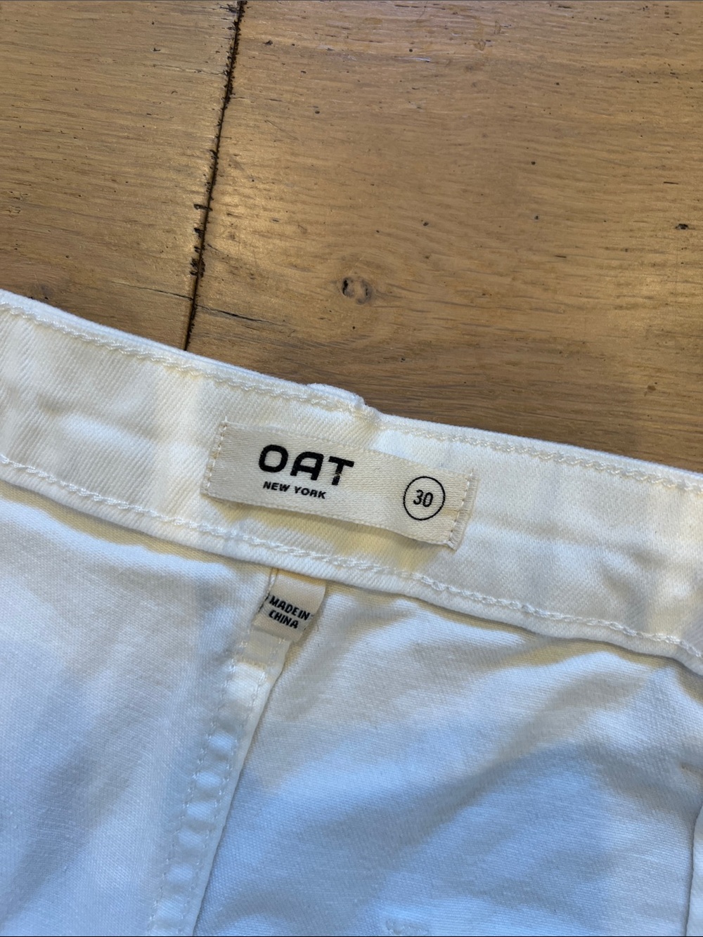 OAT New York White High-Rise Pants - Picture 2 of 8